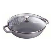 Čuguna WOK panna 30cm STAUB Specialities, ar vāku