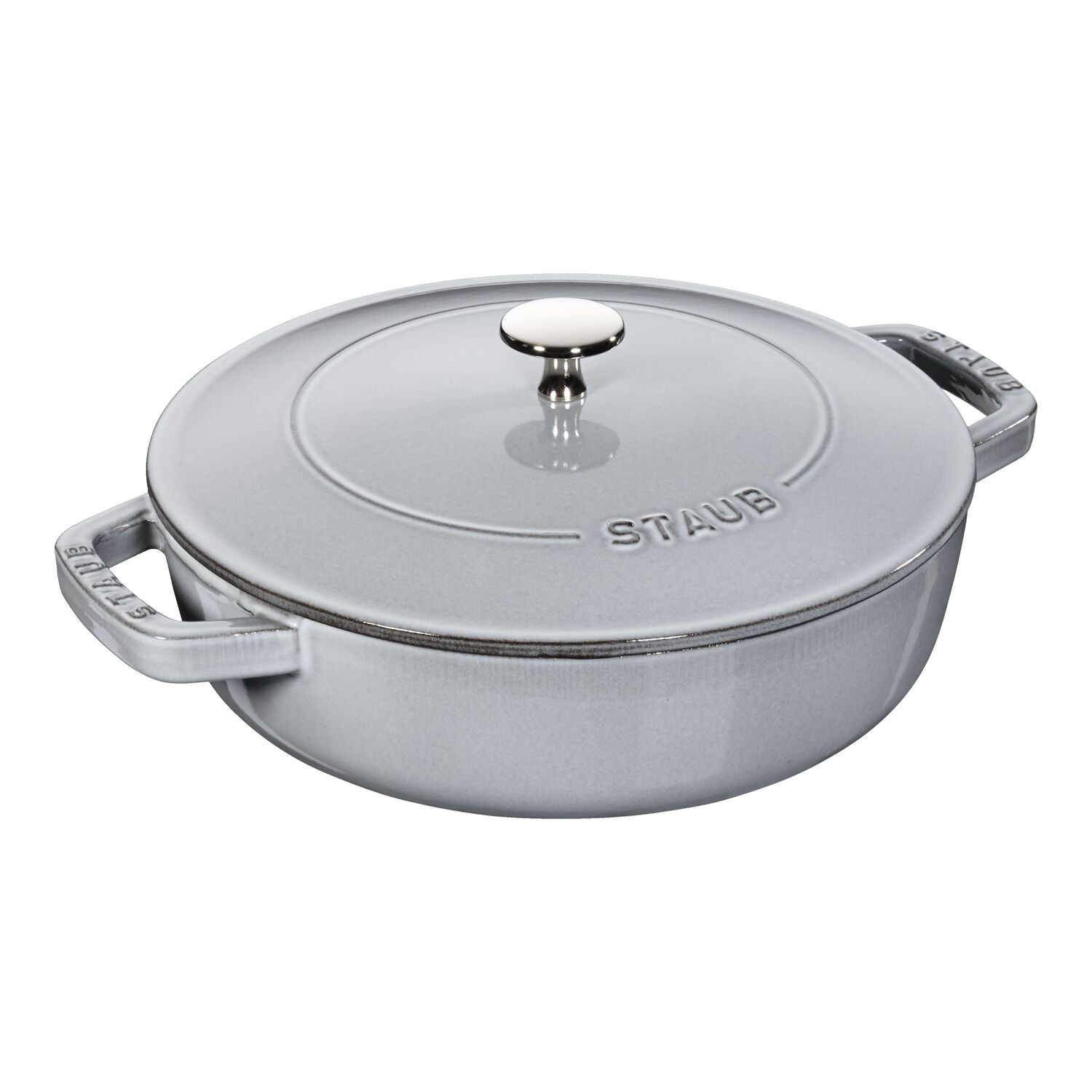 Čuguna dziļā panna 24cm STAUB Braisers Christera Saute ar vāku