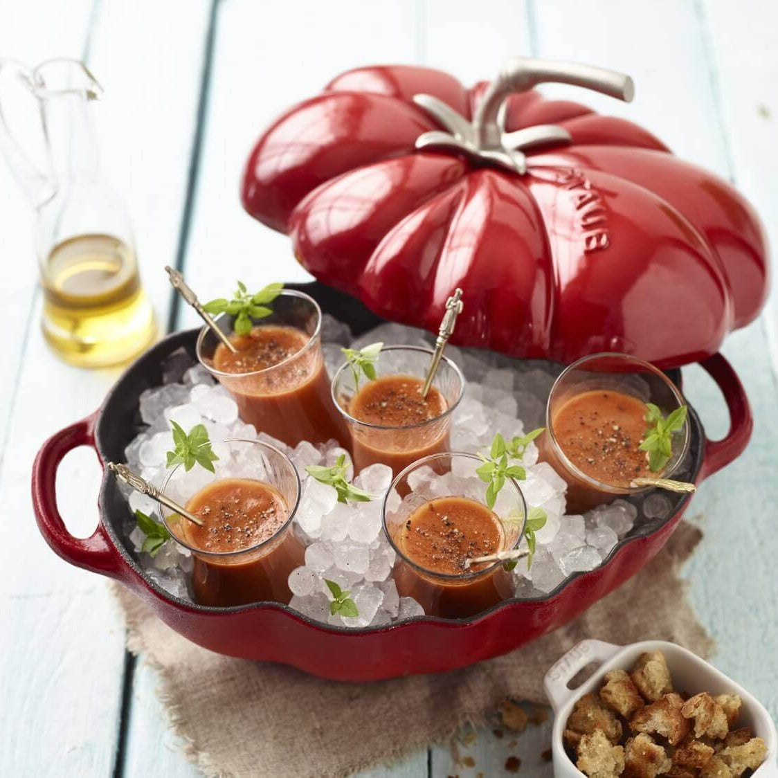 Čuguna katls ar vāku STAUB LA COCOTTE Tomāts 2.9L, sarkans