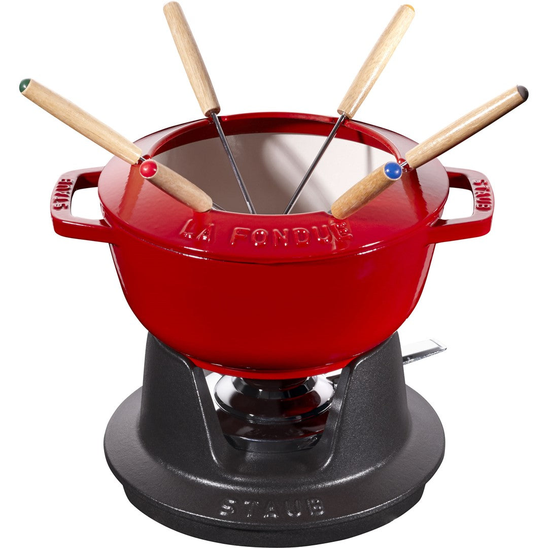 Čuguna fondi STAUB Specialities komplekts 18 cm, sarkans