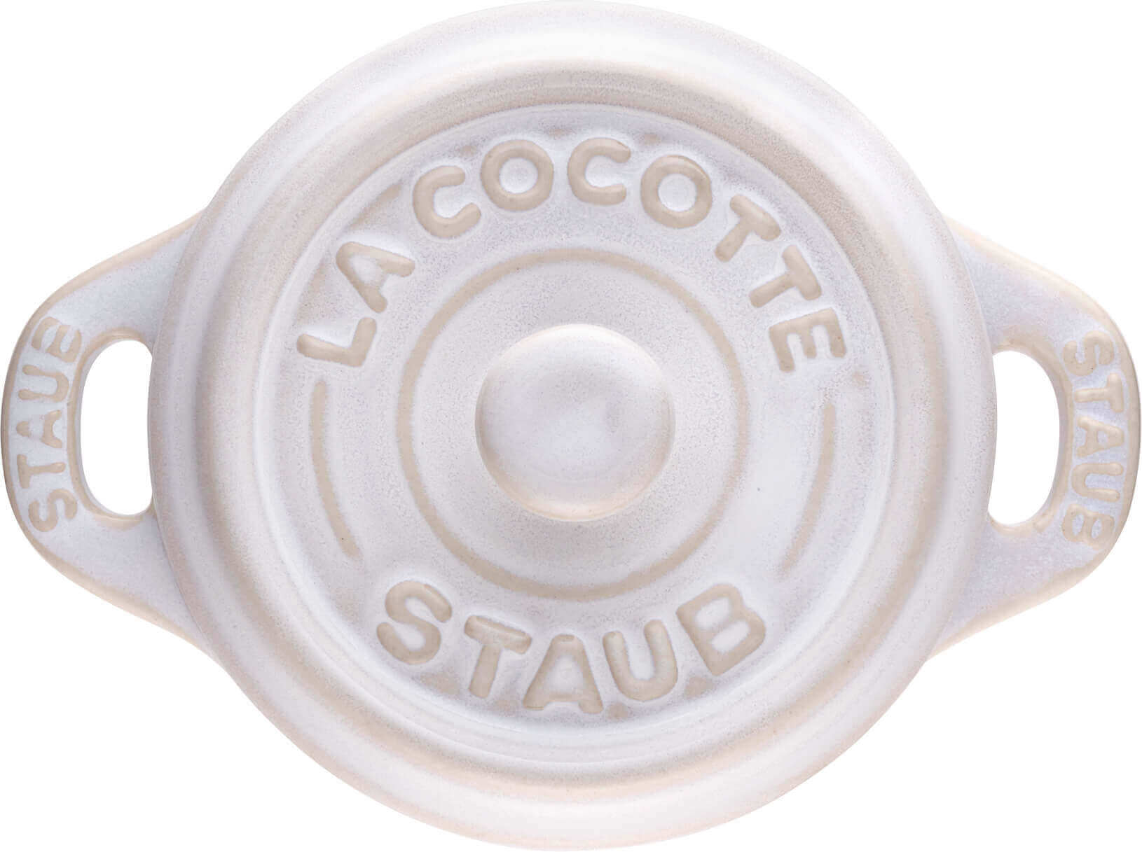 Mini cocotte STAUB Ceramique 200ml, ziloņkaula krāsa