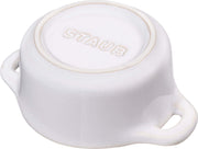 Mini cocotte STAUB Ceramique 200ml, ziloņkaula krāsa