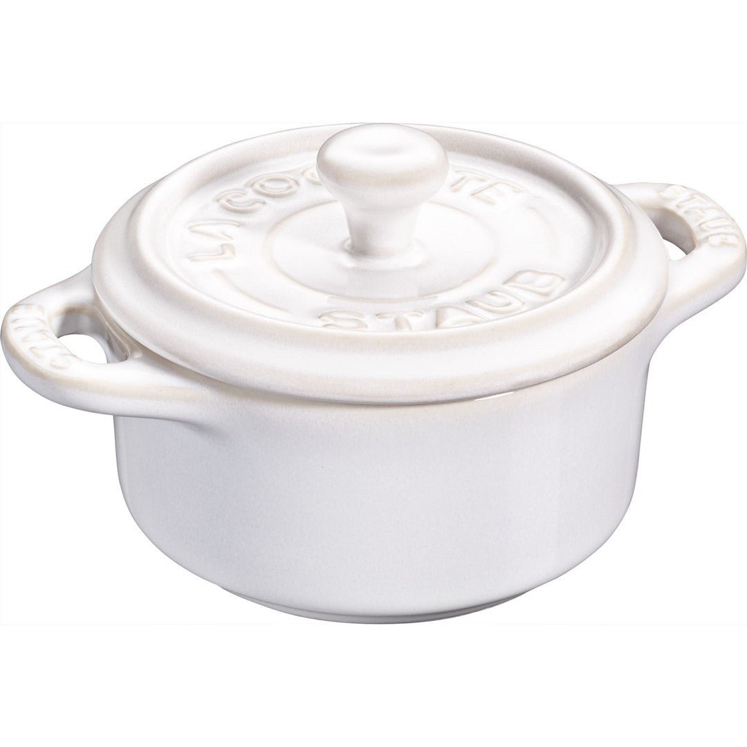 Mini cocotte STAUB Ceramique 200ml, ziloņkaula krāsa