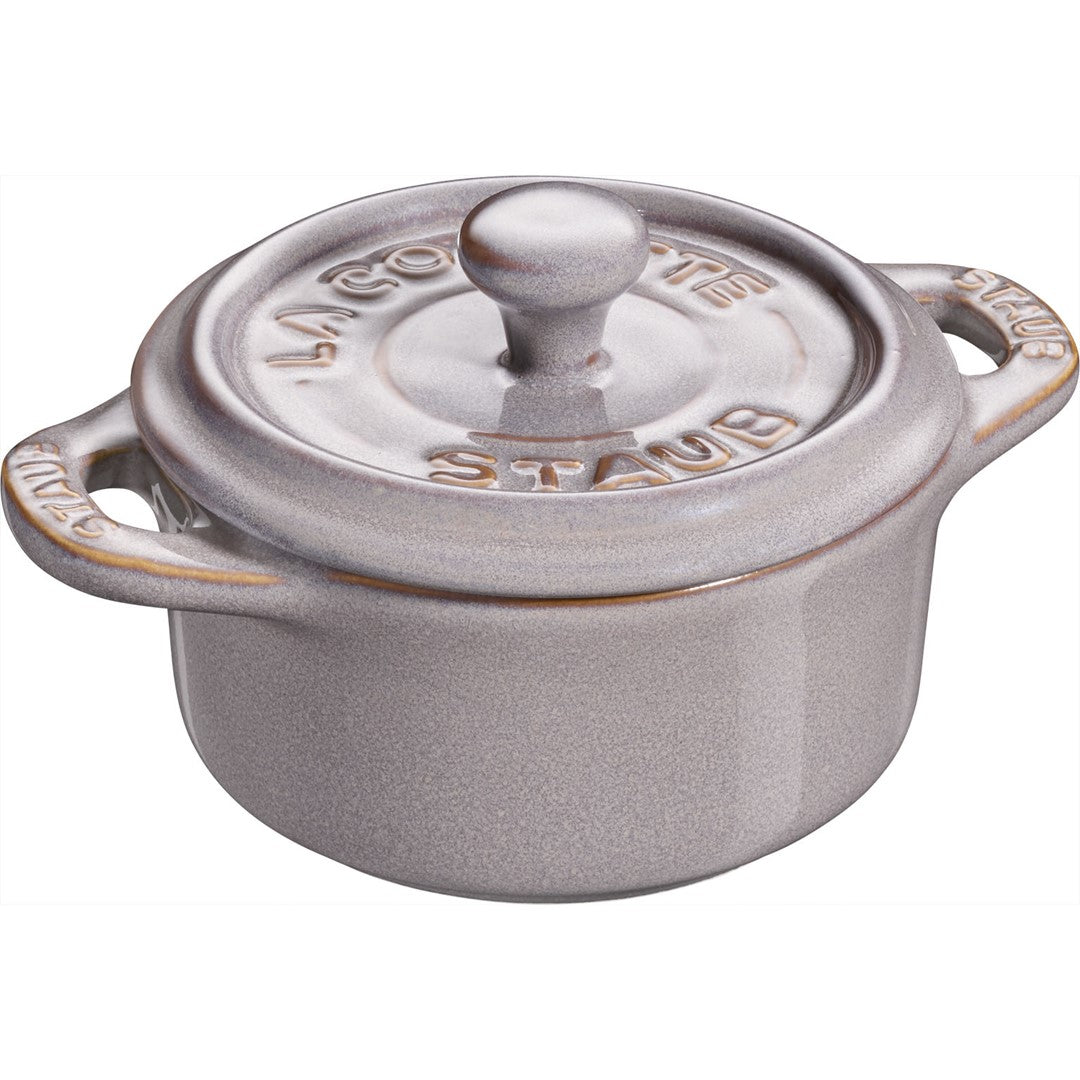 Mini cocotte STAUB Ceramique 200 ml, pelēka