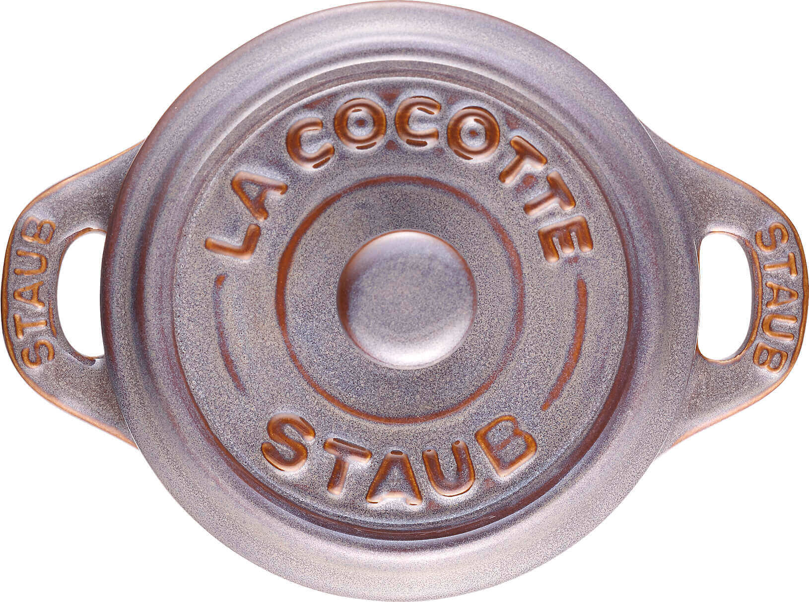 Mini cocotte STAUB Ceramique 200 ml, pelēka