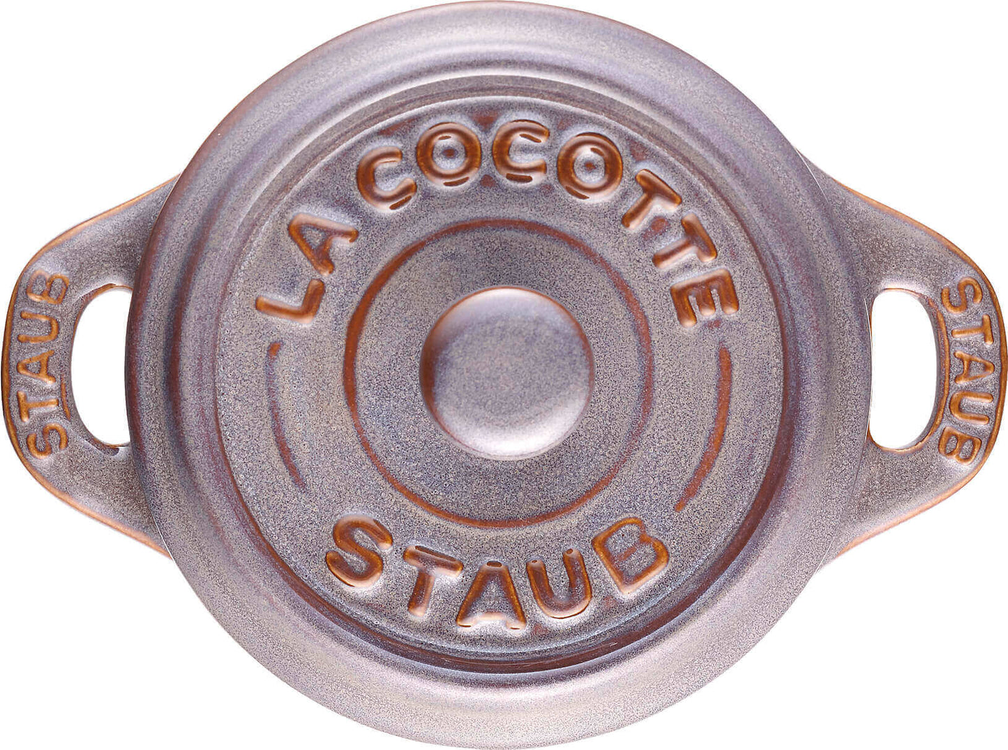 Mini cocotte STAUB Ceramique 200 ml, pelēka Mini cocotte STAUB Ceramique 200 ml, pelēka