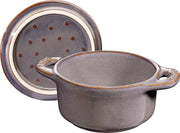 Mini cocotte STAUB Ceramique 200 ml, pelēka