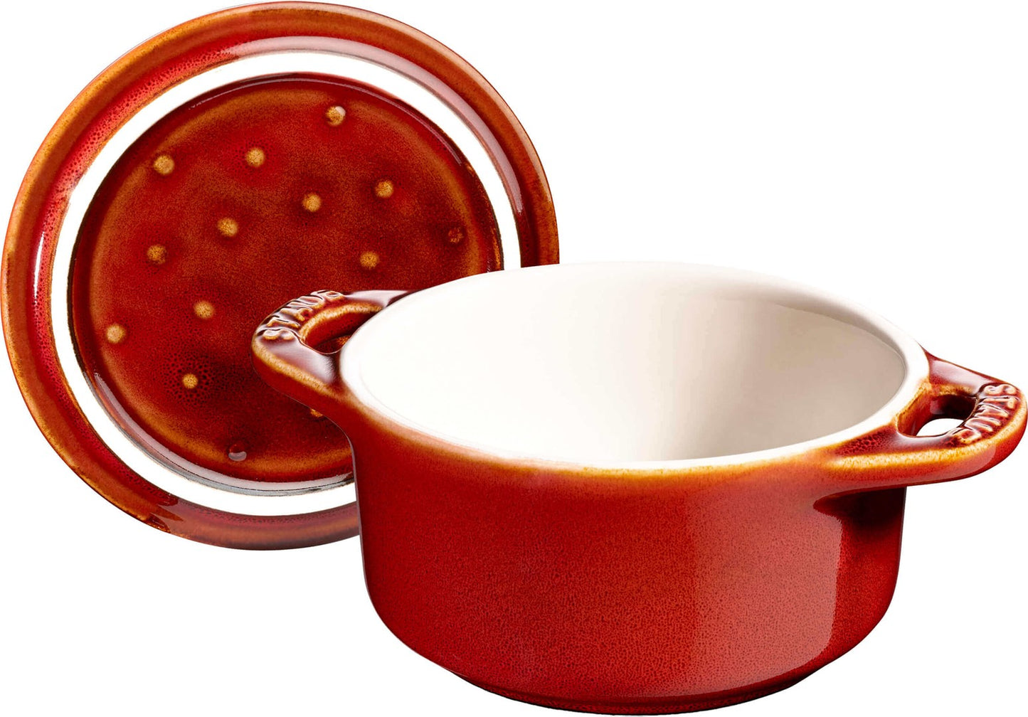 Mini cocotte STAUB Ceramique 200ml, vara brūns Mini cocotte STAUB Ceramique 200ml, vara brūns