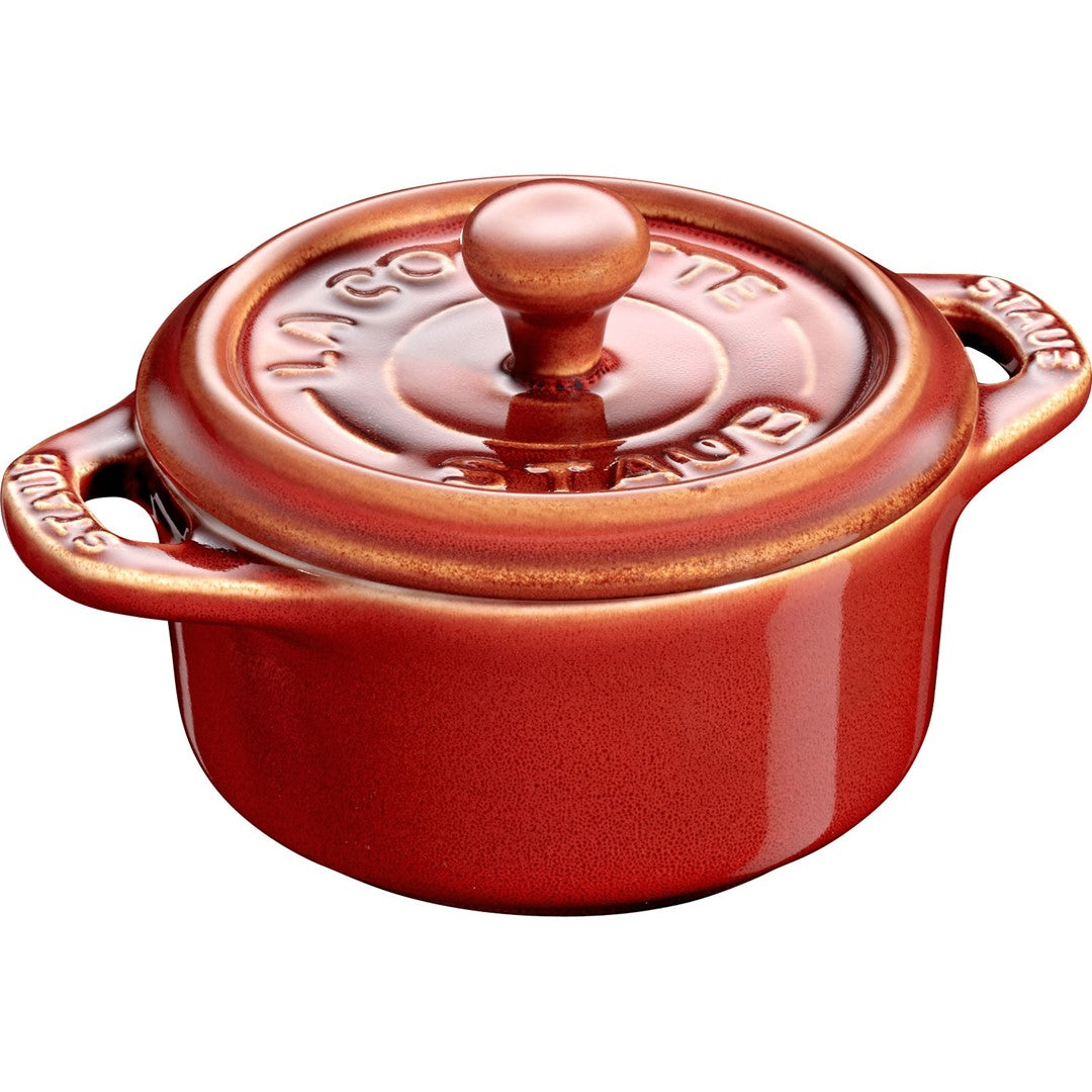 Mini cocotte STAUB Ceramique 200ml, vara brūns