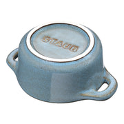 Mini cocotte STAUB Ceramique 200ml, tirkīza zila