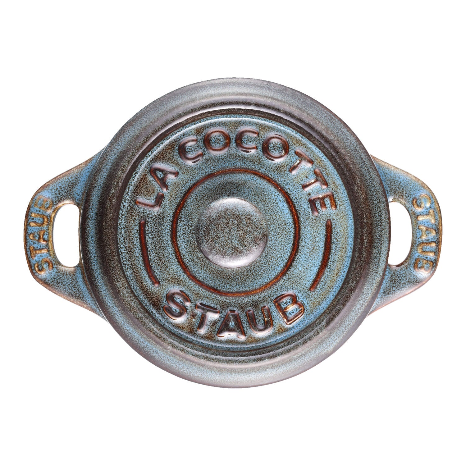 Mini cocotte STAUB Ceramique 200ml, tirkīza zila