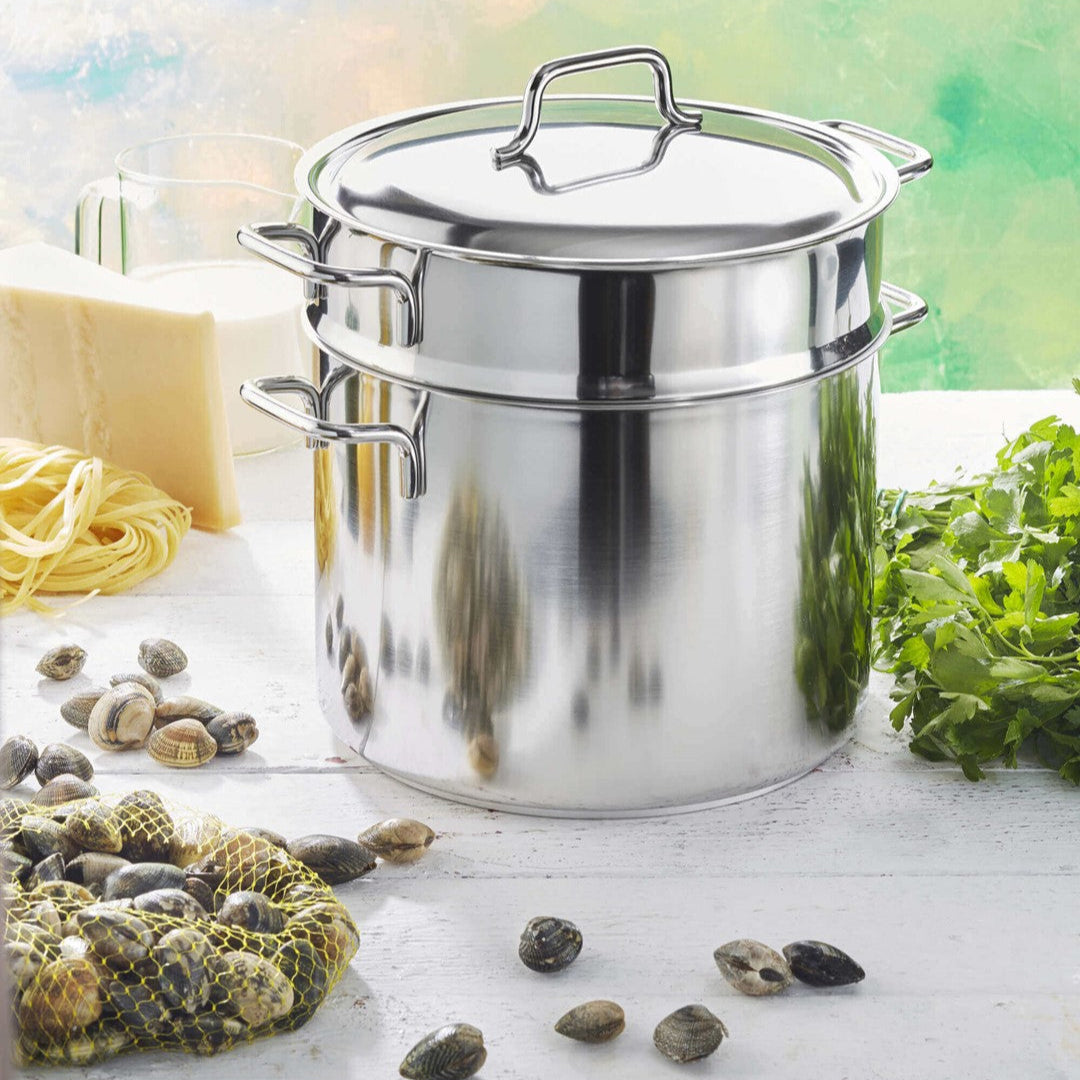 Tērauda katls ar vāku 8.0L DEMEYERE Apollo 7, 24cm