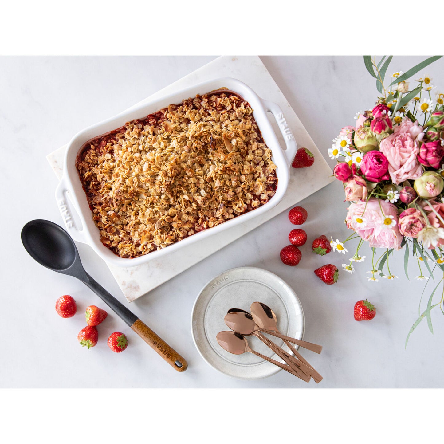 Taisnstūrveida cepeškrāsns trauks 34 x 24 cm STAUB Ceramique 4.5L, keramikas Taisnstūrveida cepeškrāsns trauks 34 x 24 cm STAUB Ceramique 4.5L, keramikas