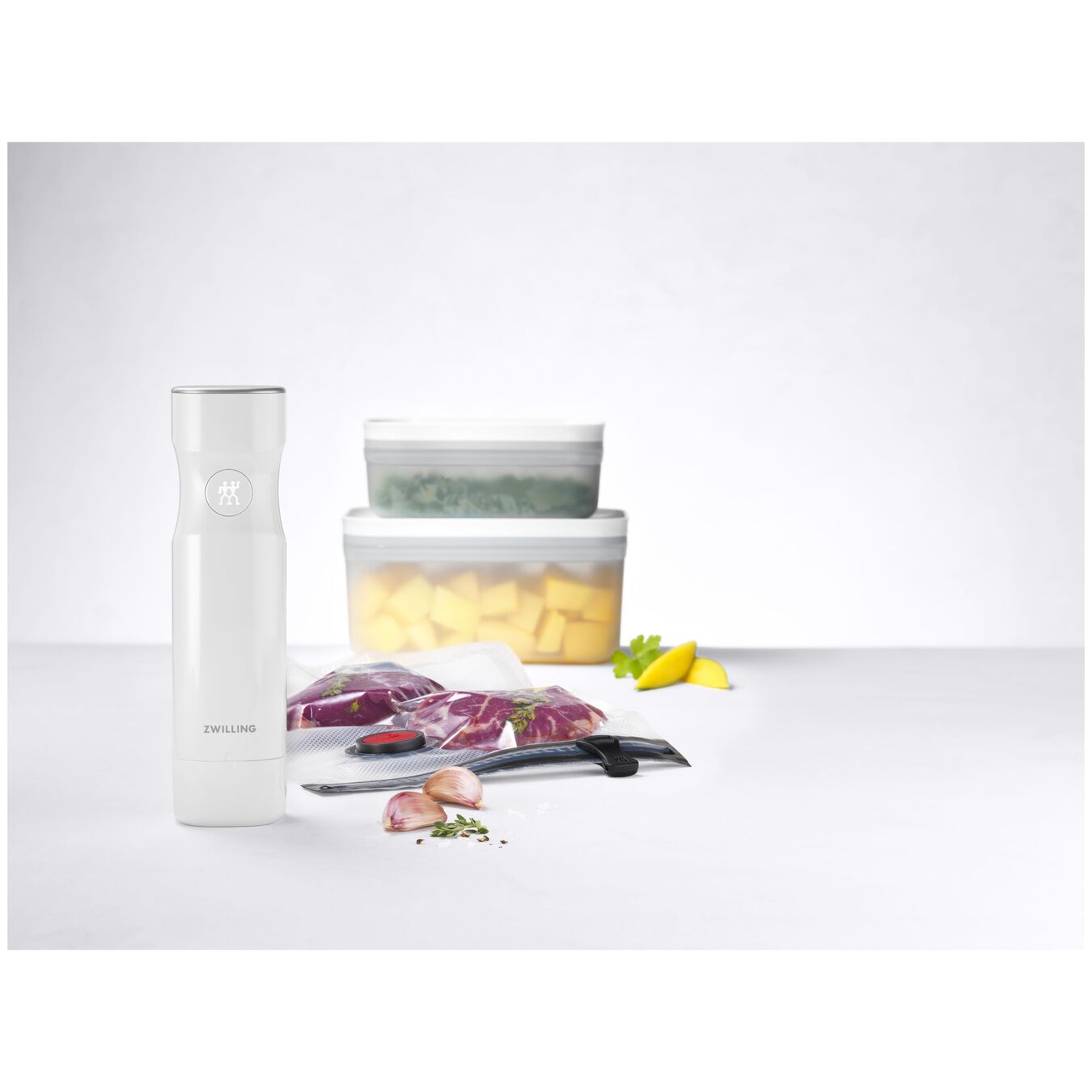 Vakuuma iepakošanas ierīces starta komplekts ZWILLING FRESH & SAVE S/M Starter plastmasas