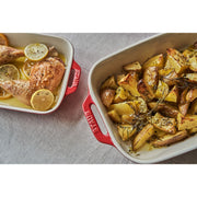 Taisnstūrveida cepeškrāsns trauks 34 x 24 cm STAUB Ceramique 4.5L, keramikas
