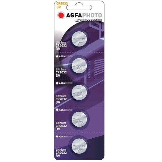 Litija baterija AGFAPHOTO CR2032 3V 5gab.