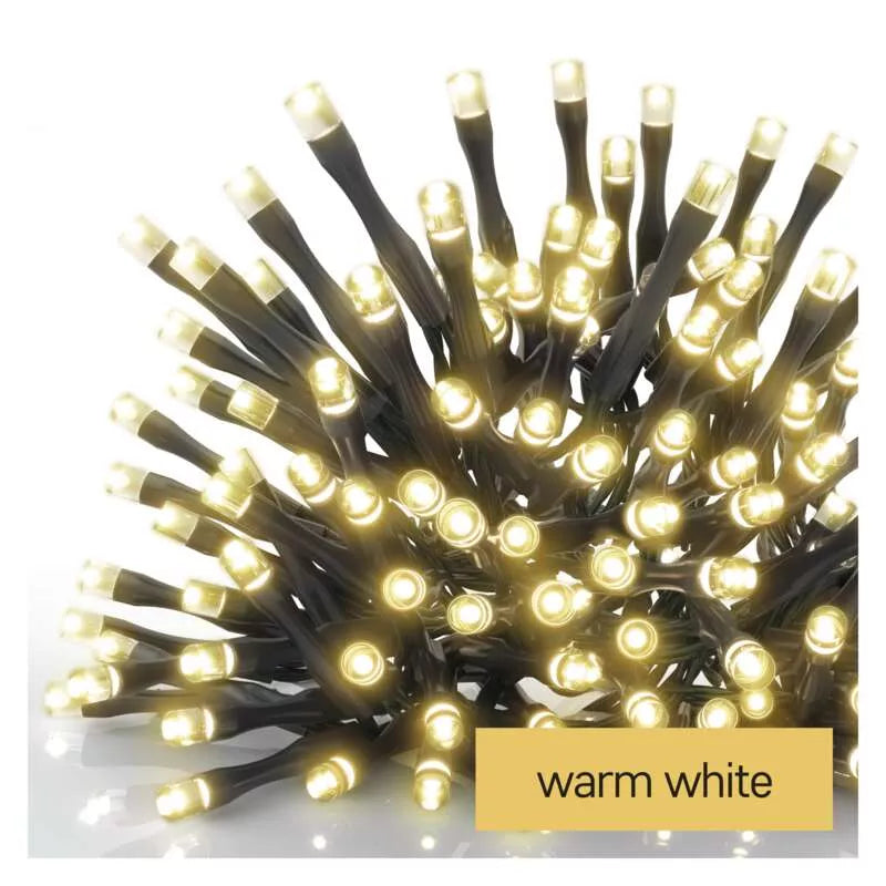 Virtene Zimassvētku CONN 100LED ar barošanas bloku 1.2W WW IP44 10m EMOS D1AW01 Virtene Zimassvētku CONN 100LED ar barošanas bloku 1.2W WW IP44 10m EMOS D1AW01