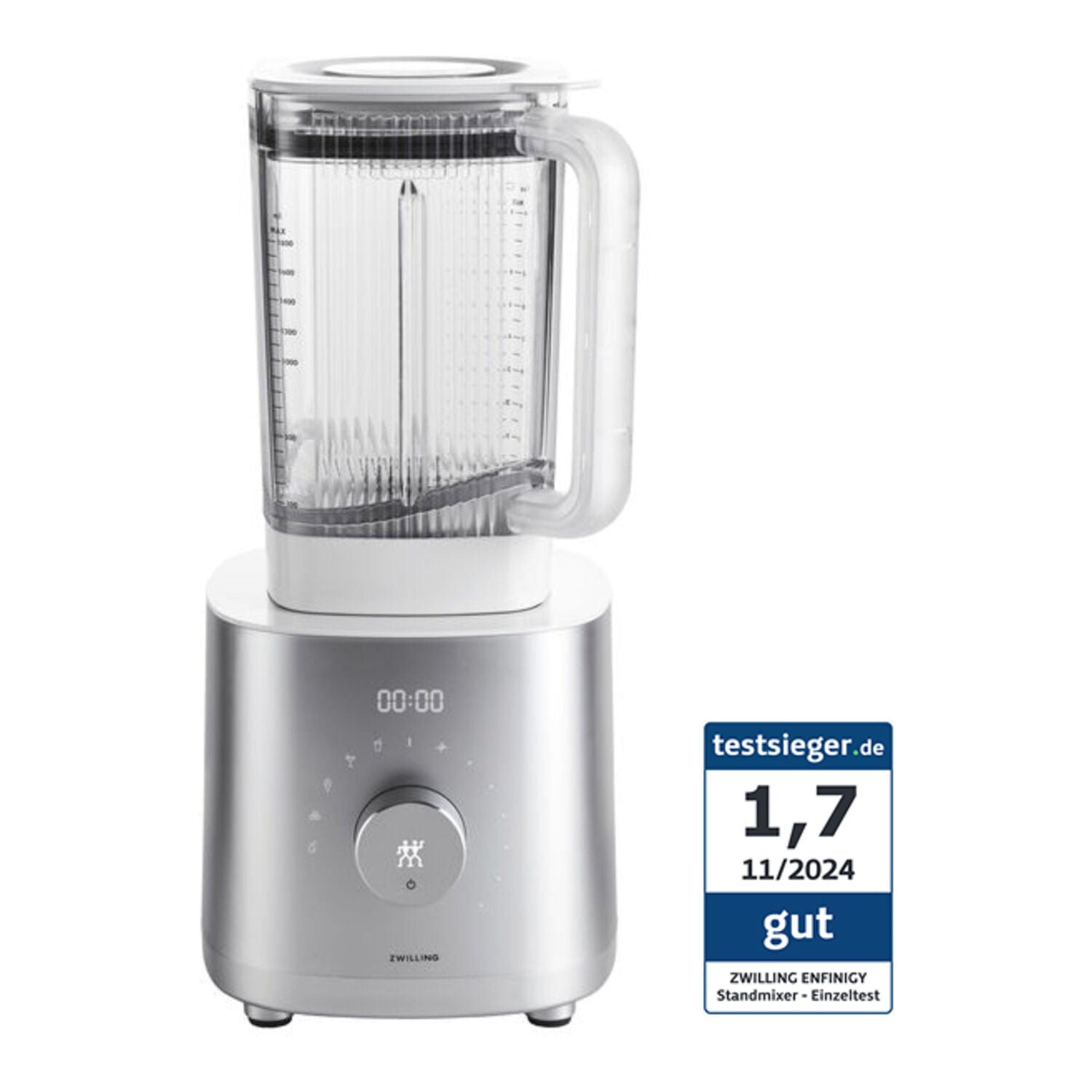 Lieljaudas krūzes blenderis ZWILLING Enfinigy 1600W, balts