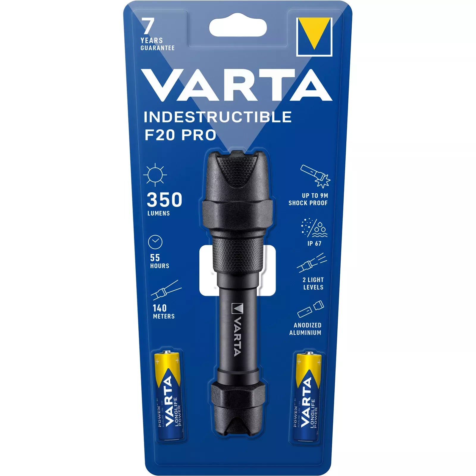LED lukturis VARTA INDESTRUCTIBLE F20 PRO 350lm