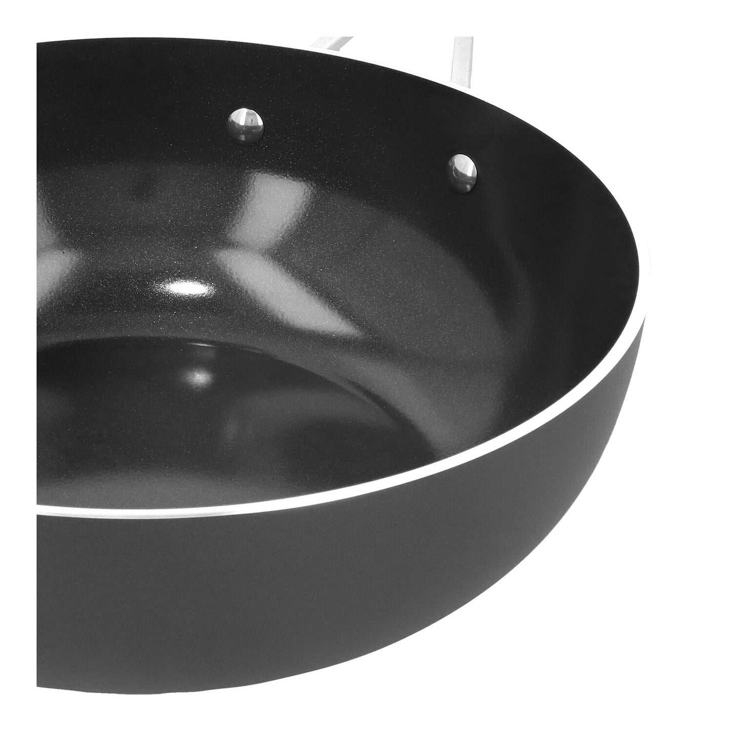 WOK panna 28cm DEMEYERE Alu Industry 3 Ceraforce, indukcijai, ar keramikas pārklājumu WOK panna 28cm DEMEYERE Alu Industry 3 Ceraforce, indukcijai, ar keramikas pārklājumu