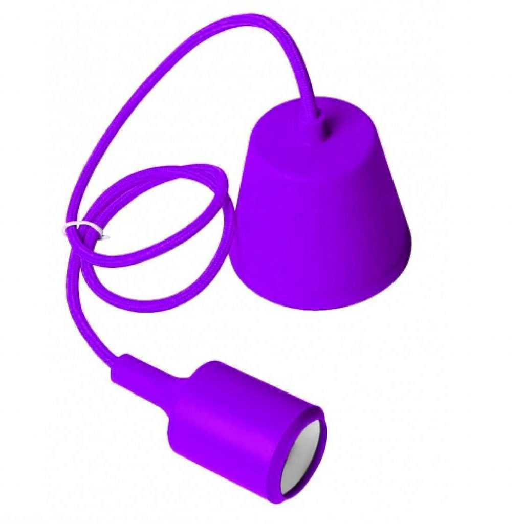 Griestu lampa ZEXT MODERNA 60W, E27, violeta