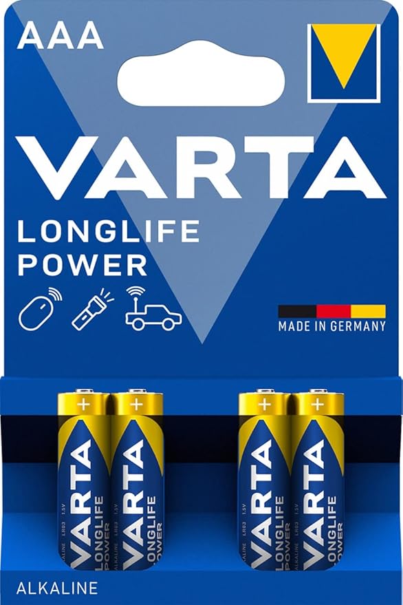 Baterijas VARTA LONGLIFE POWER Alkaline AAA 4gb.