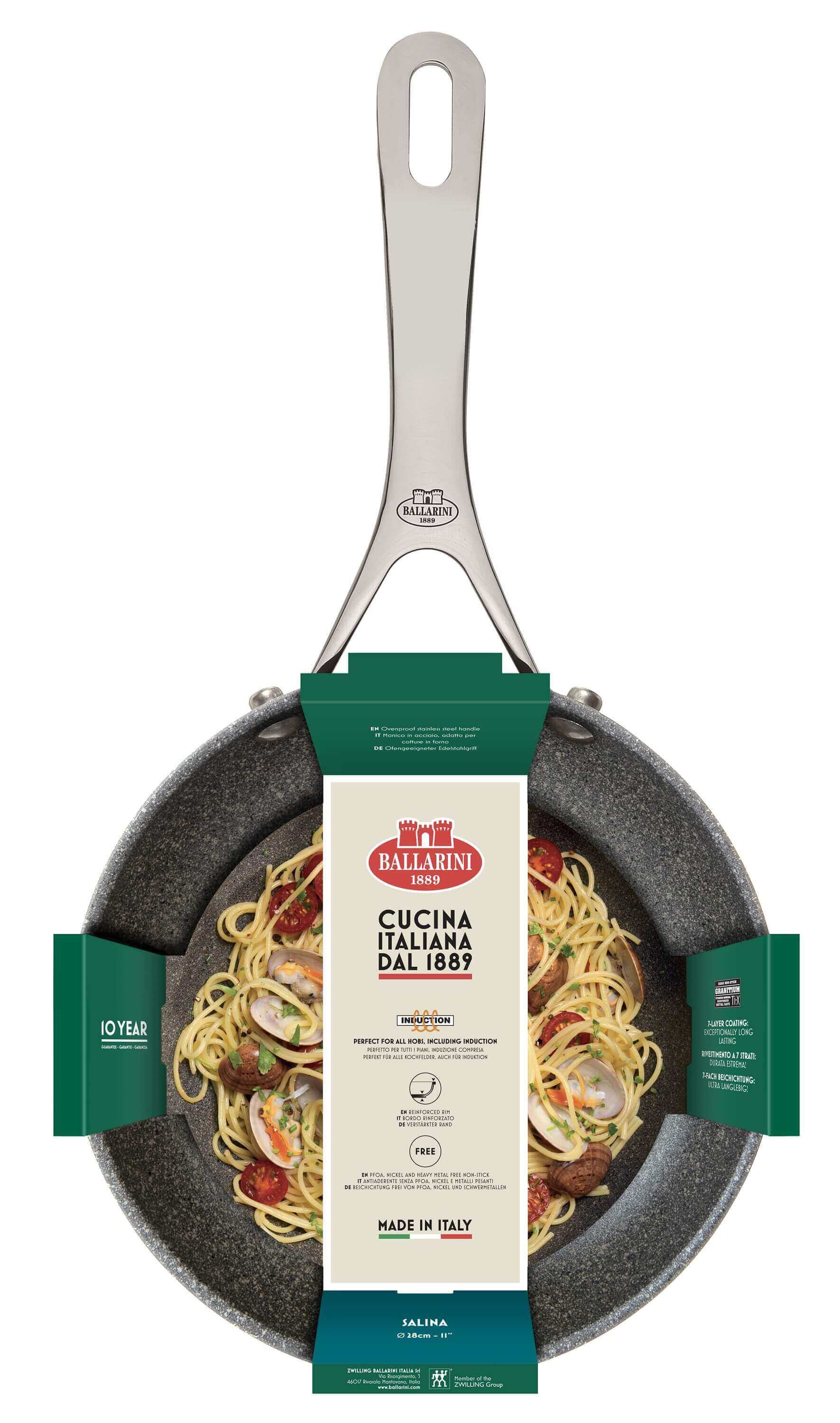 Indukcijas mērces katliņš Ballarini Salina Granitium 1.4l