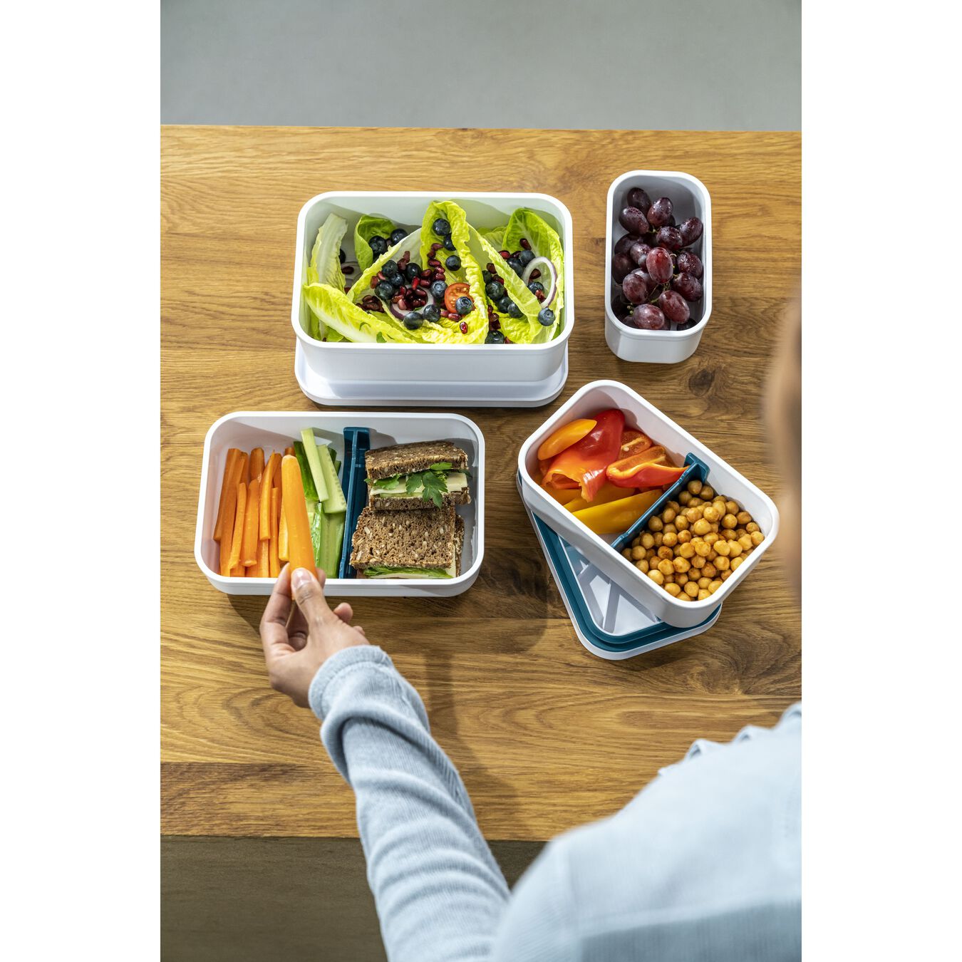 Vakuuma pusdienu kastīte 1.0L Zwilling Fresh & Save Lunch Box L La Mer Vakuuma pusdienu kastīte 1.0L Zwilling Fresh & Save Lunch Box L La Mer