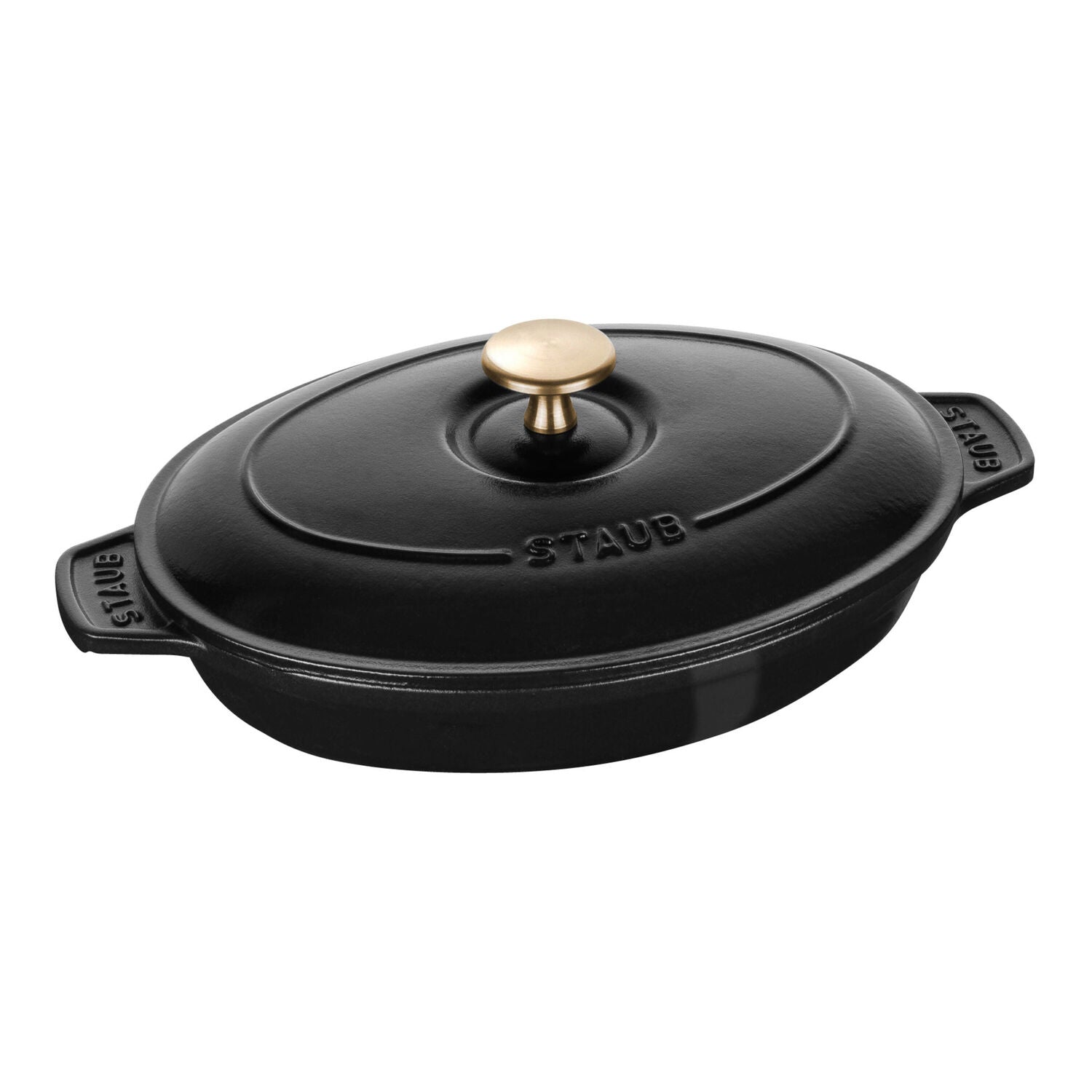 Ovāls čuguna sautējamais katls Staub Specialities 23 x 17 cm