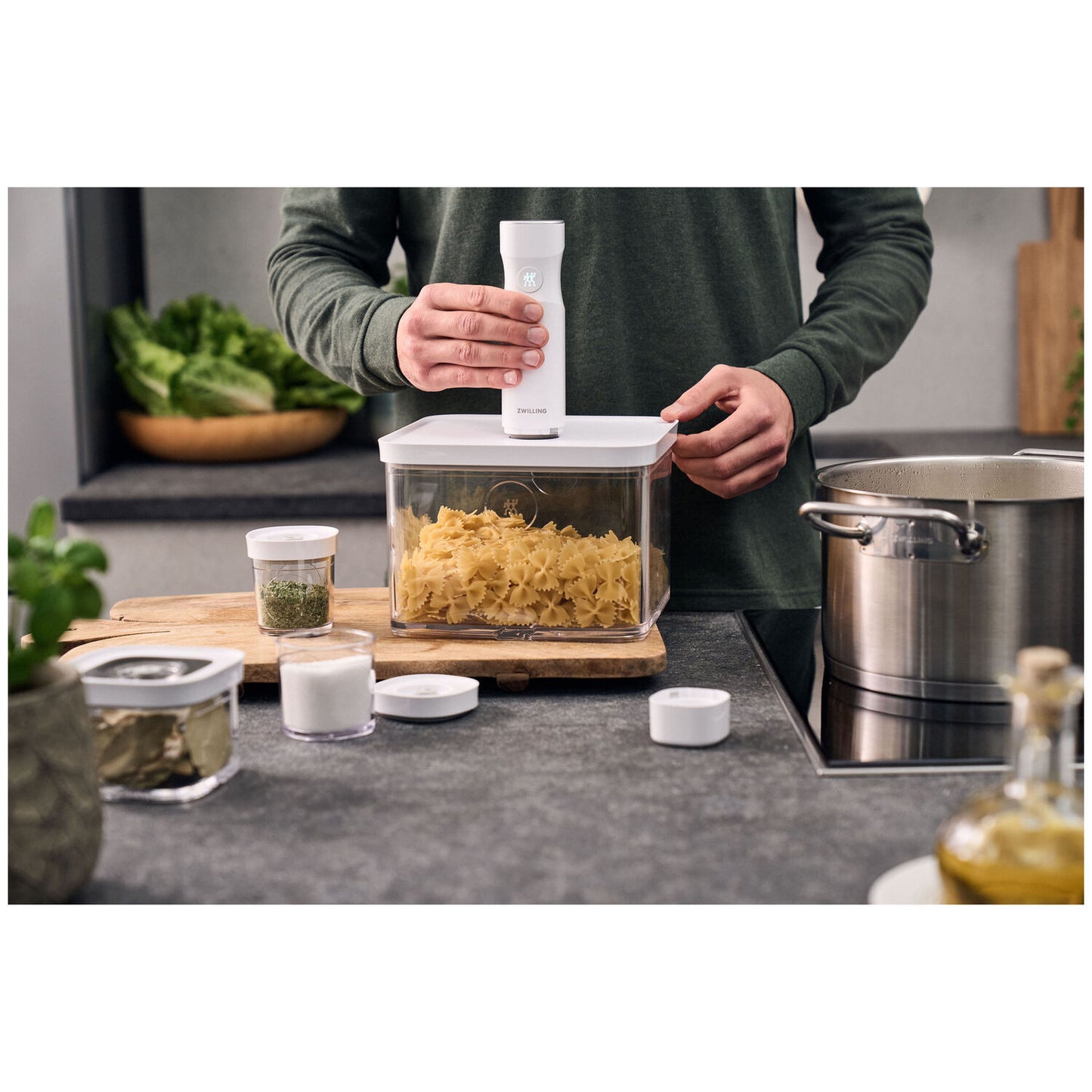 Vakuuma trauks 4.40L ZWILLING FRESH & SAVE Cube Box 2L