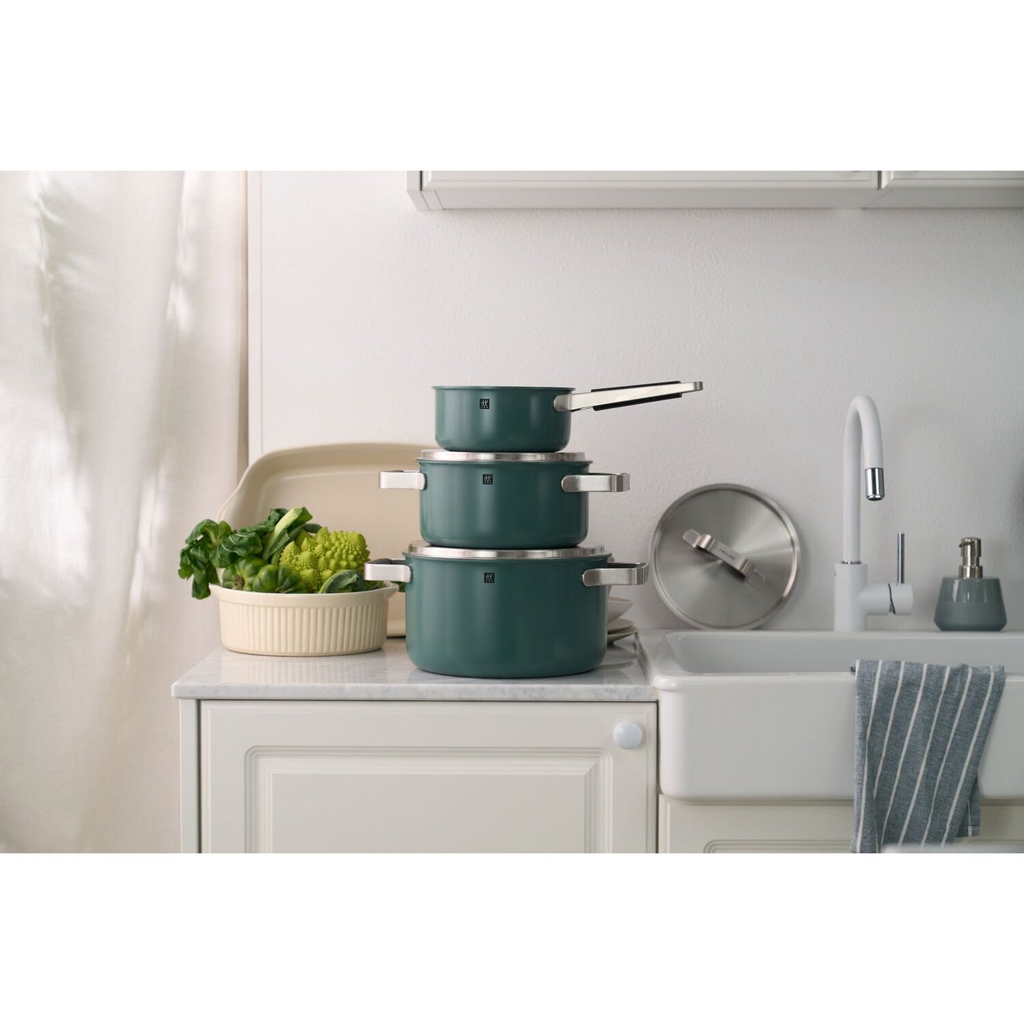 Indukcijas katlu komplekts ZWILLING Pure, 3gab. Indukcijas katlu komplekts ZWILLING Pure, 3gab.