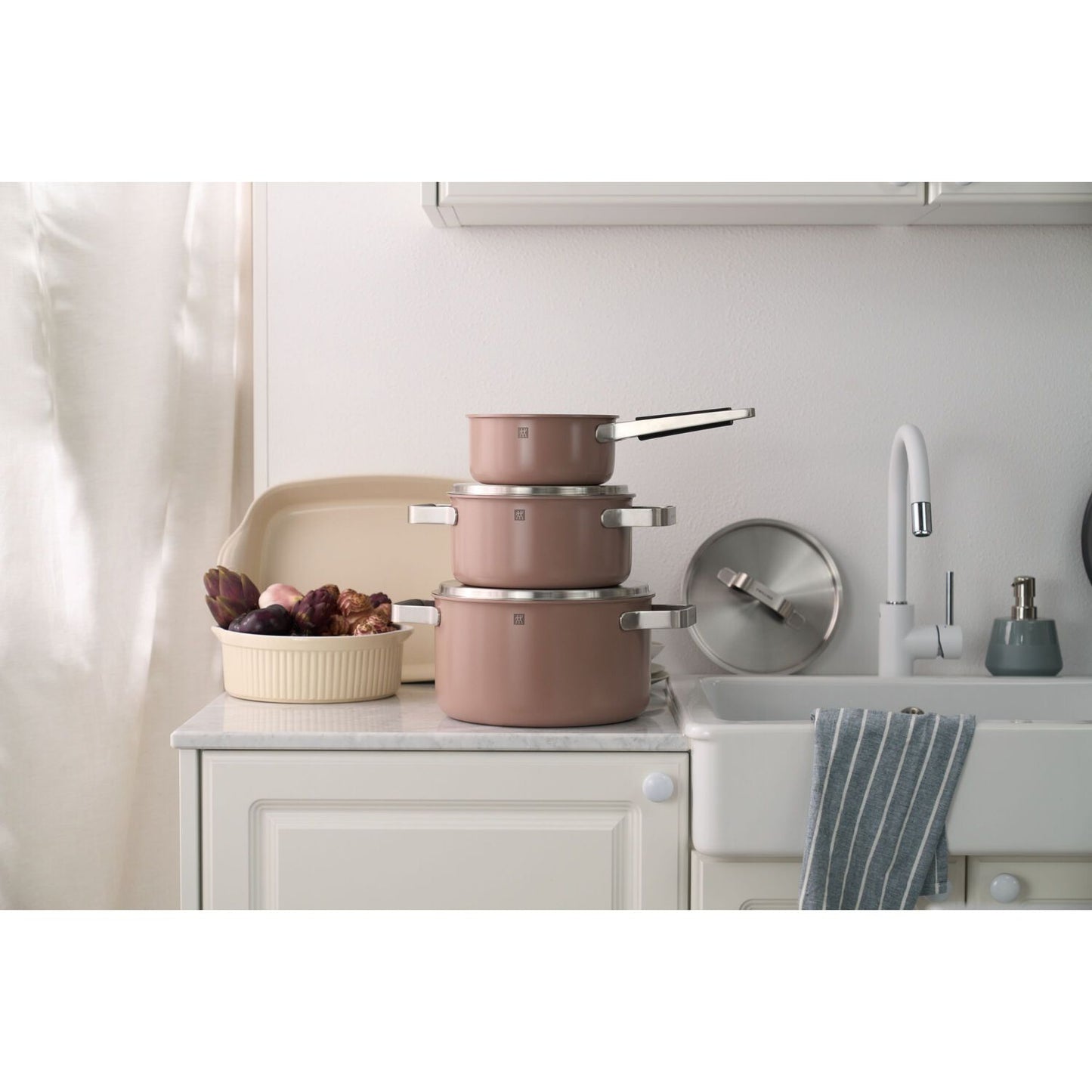 Indukcijas katlu komplekts ZWILLING Pure, 3gab. Indukcijas katlu komplekts ZWILLING Pure, 3gab.