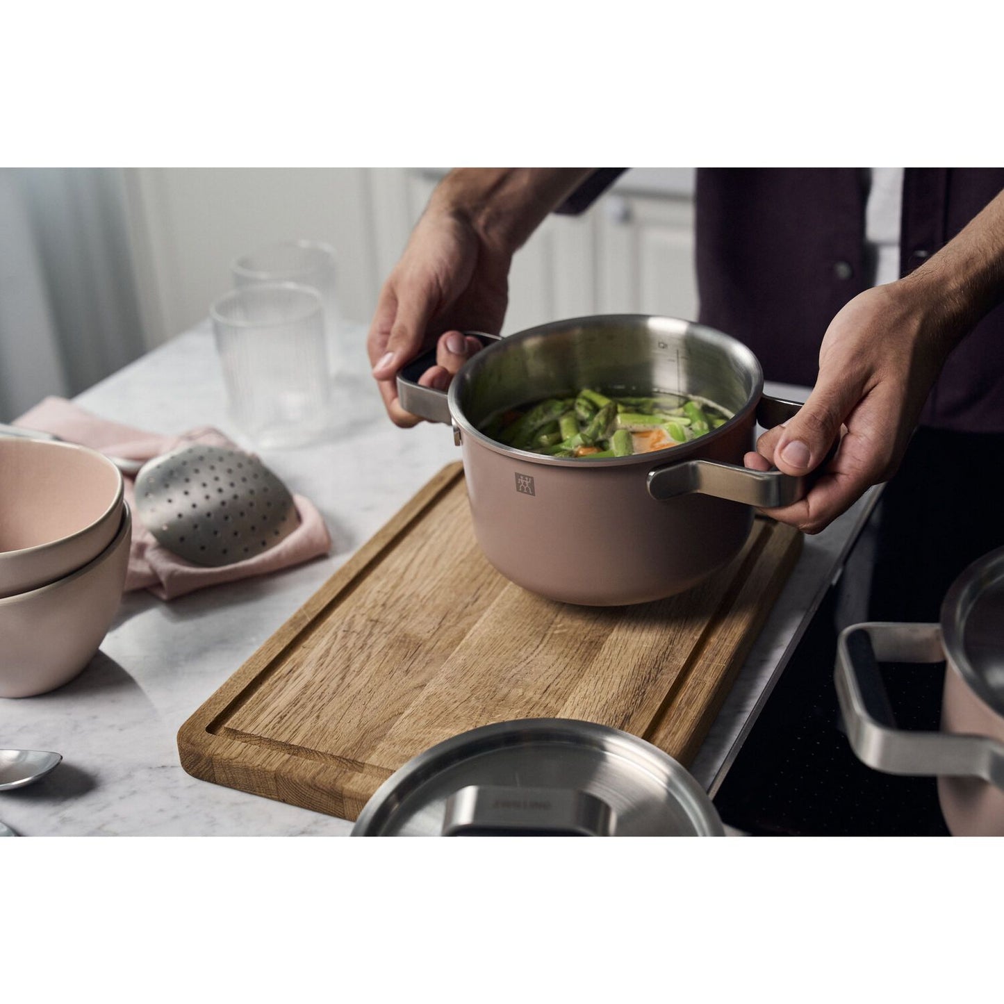 Indukcijas katlu komplekts ZWILLING Pure, 3gab. Indukcijas katlu komplekts ZWILLING Pure, 3gab.