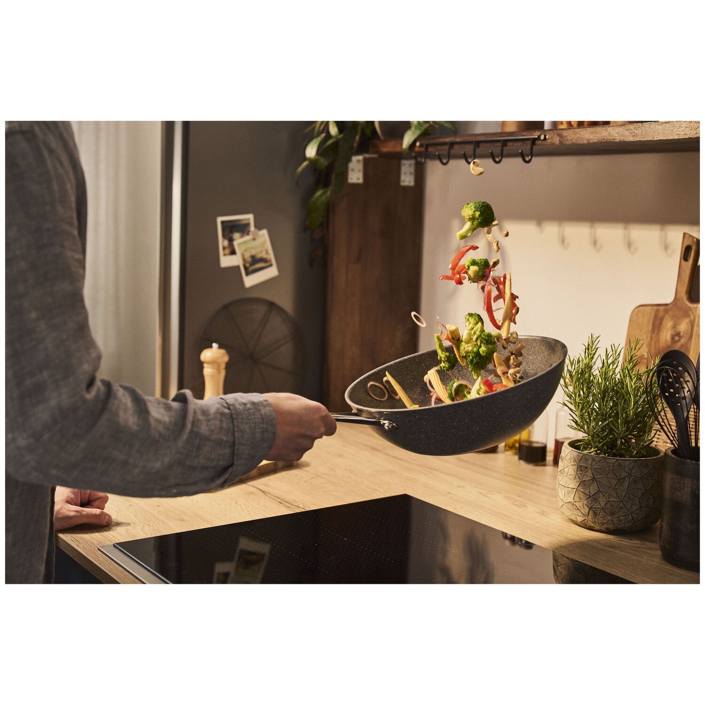 WOK panna Ballarini Salina Ceramic Induction 30cm