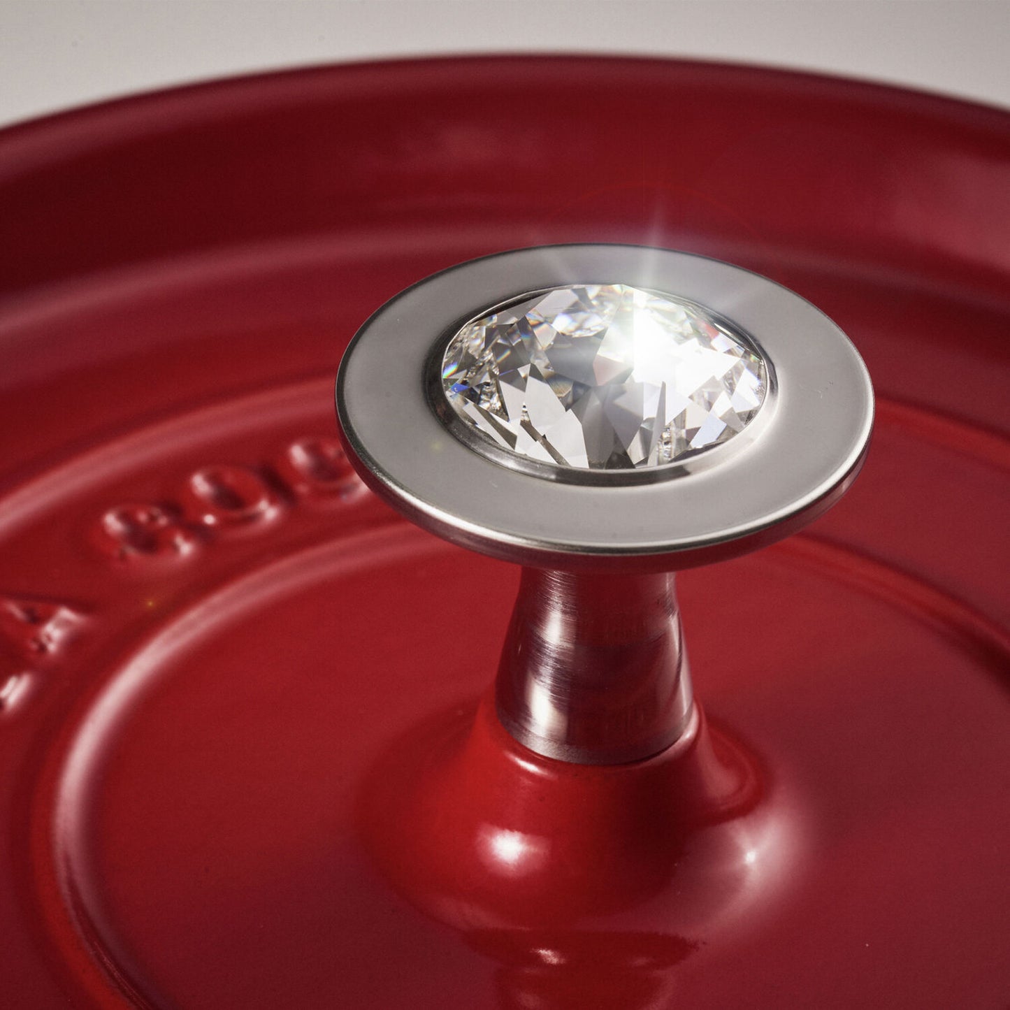 Vāka rokturis STAUB čuguna katliem ar Swarovski kristālu