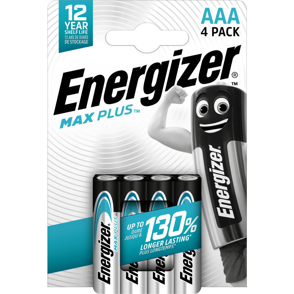 Baterijas Energizer Max Plus Alkaline AAA, LR03, 4gb.
