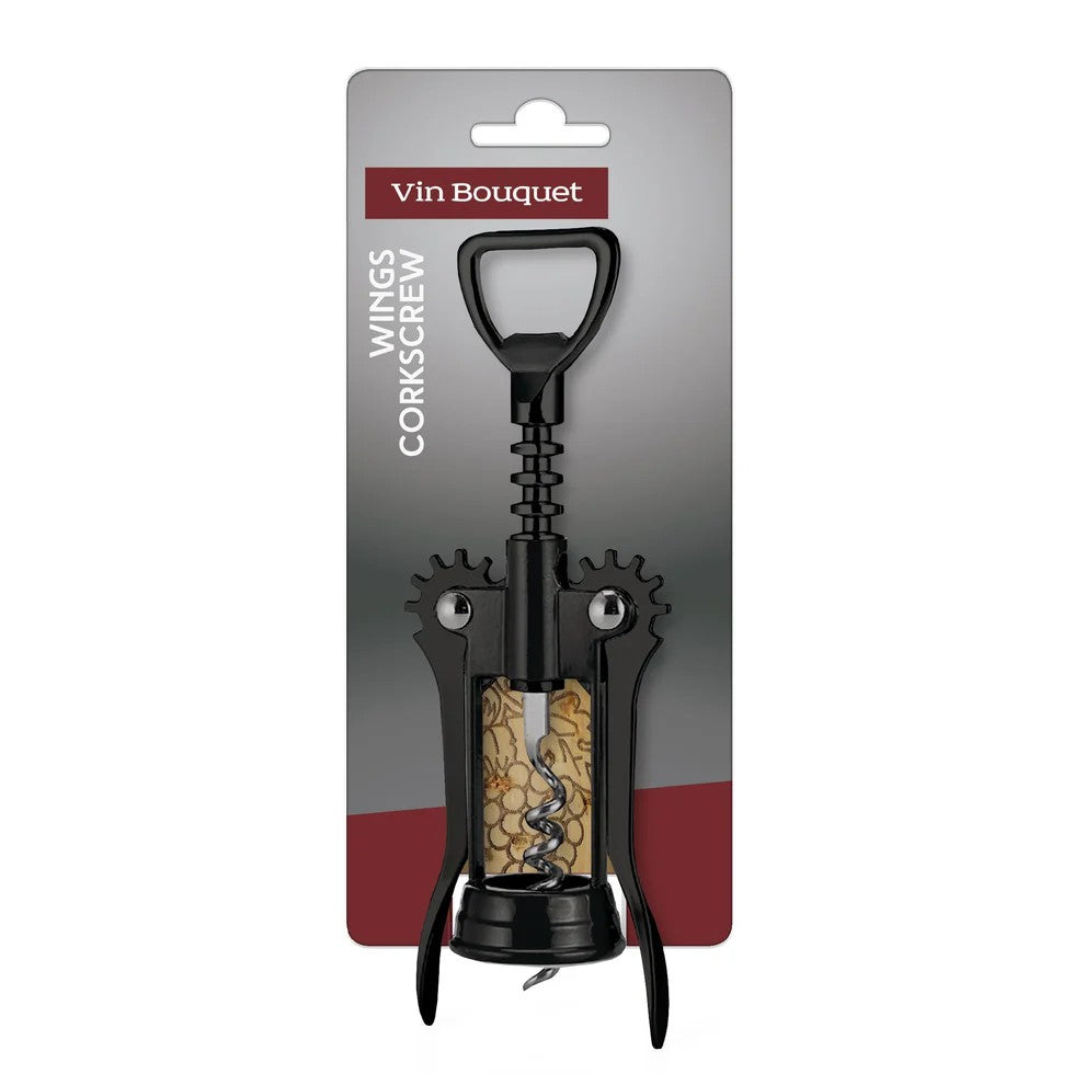 Vin Bouquet Winged Corkscrew | Stainless Steel Bottle Opener