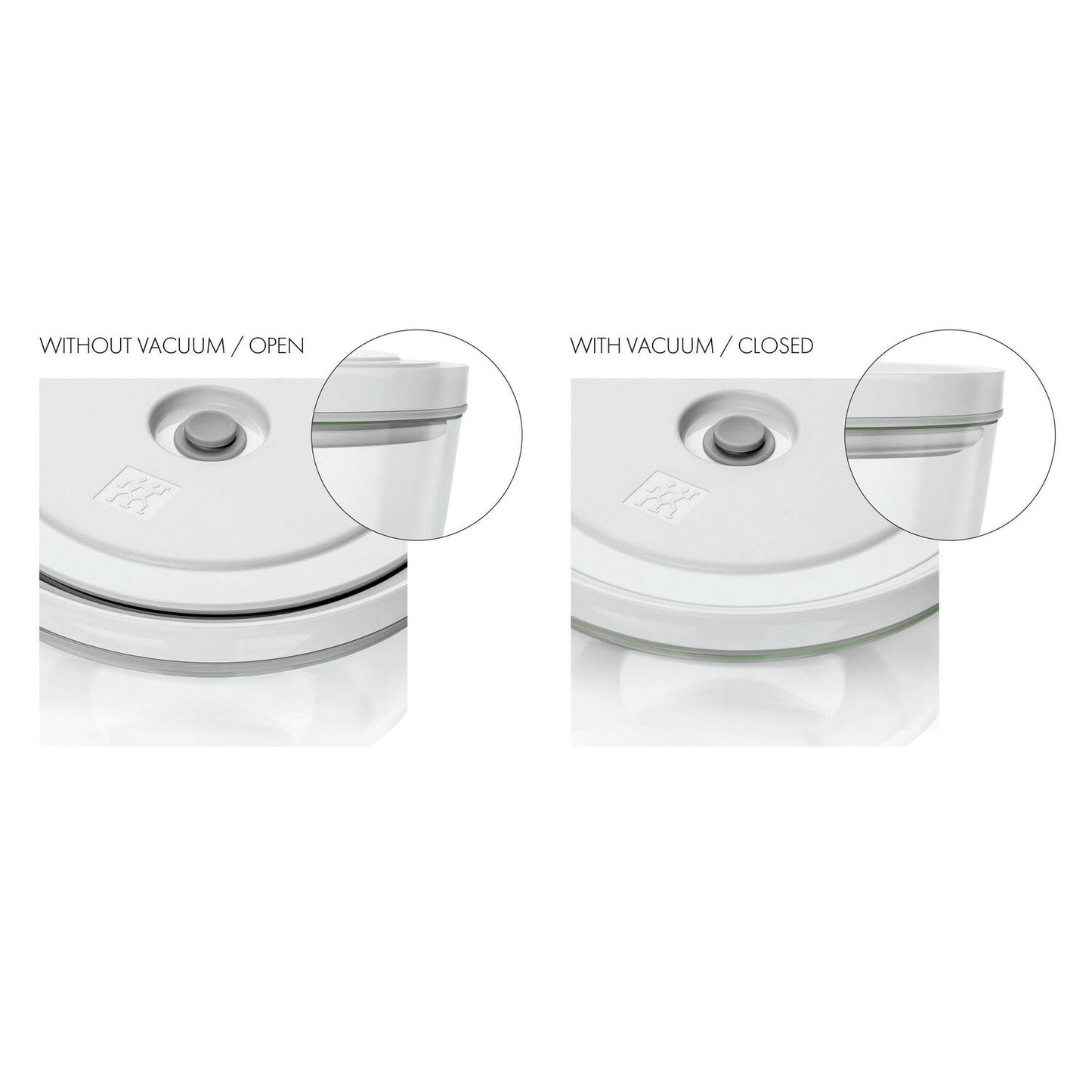 Vakuuma bļodu komplekts ZWILLING FRESH & SAVE Bowls S / M / L, nerūsējošā tērauda Vakuuma bļodu komplekts ZWILLING FRESH & SAVE Bowls S / M / L, nerūsējošā tērauda