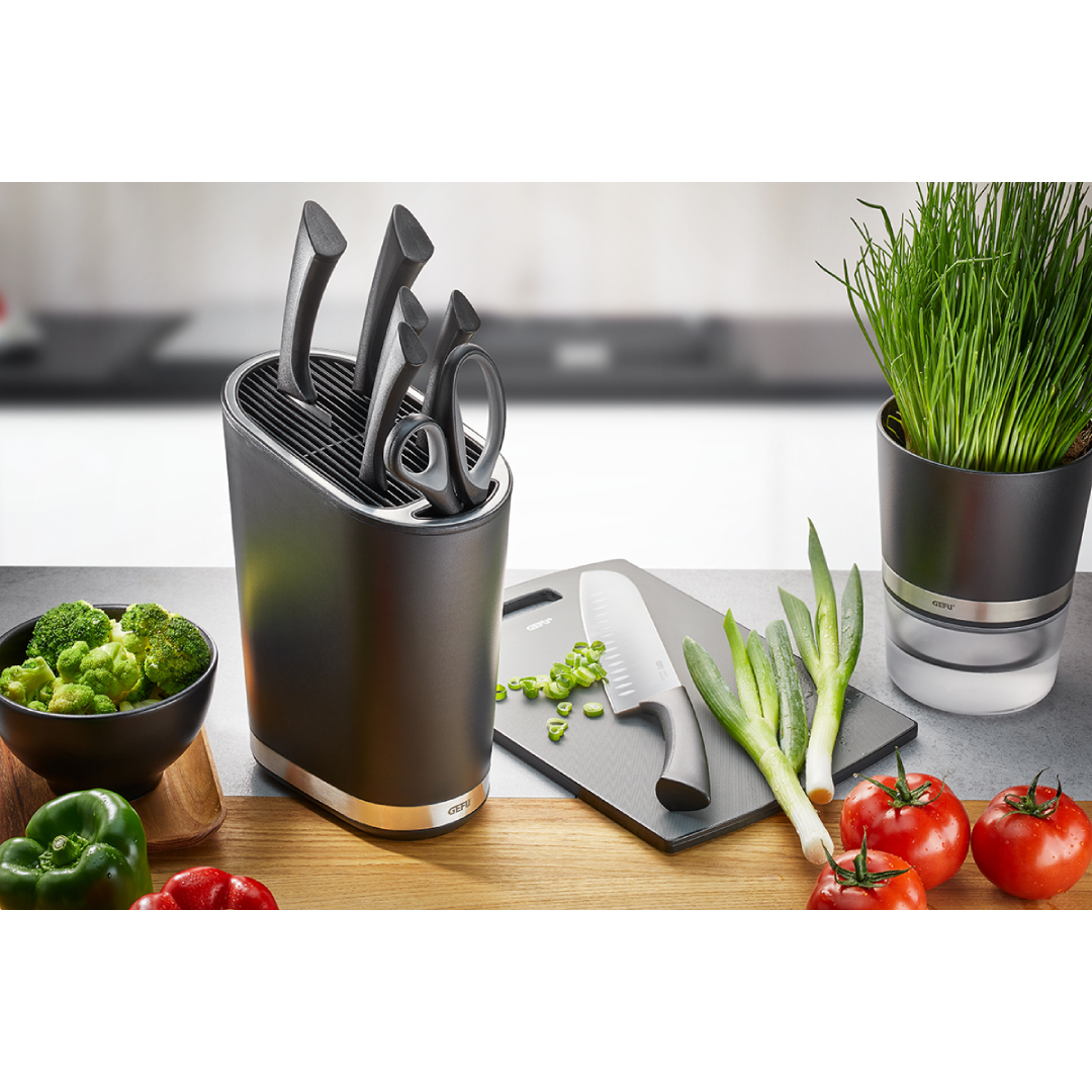 Kitchen knife stand GEFU SMARTLINE for 28 knives Virtuves nažu turētājs GEFU SMARTLINE 28 nažiem