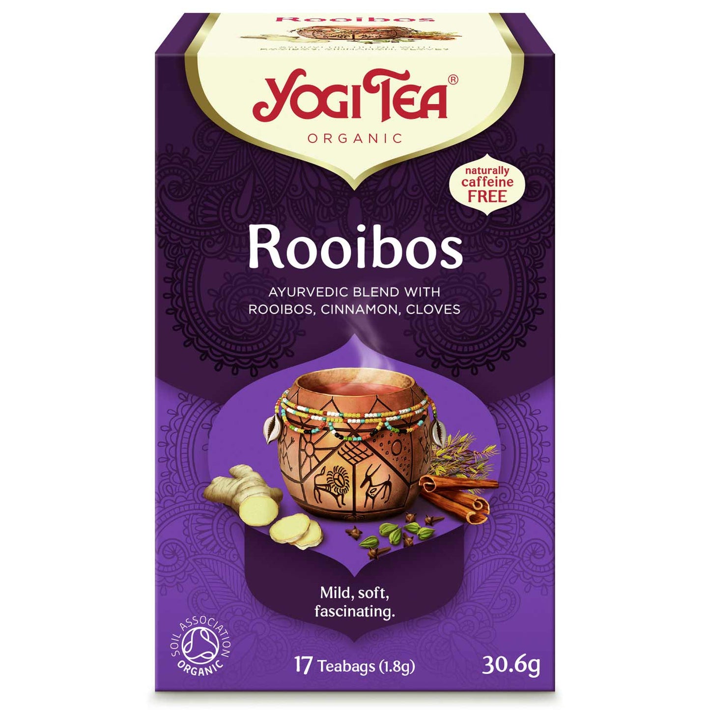 BIO roibuša tēja Yogi Tea Rooibos 17 tējas maisiņi