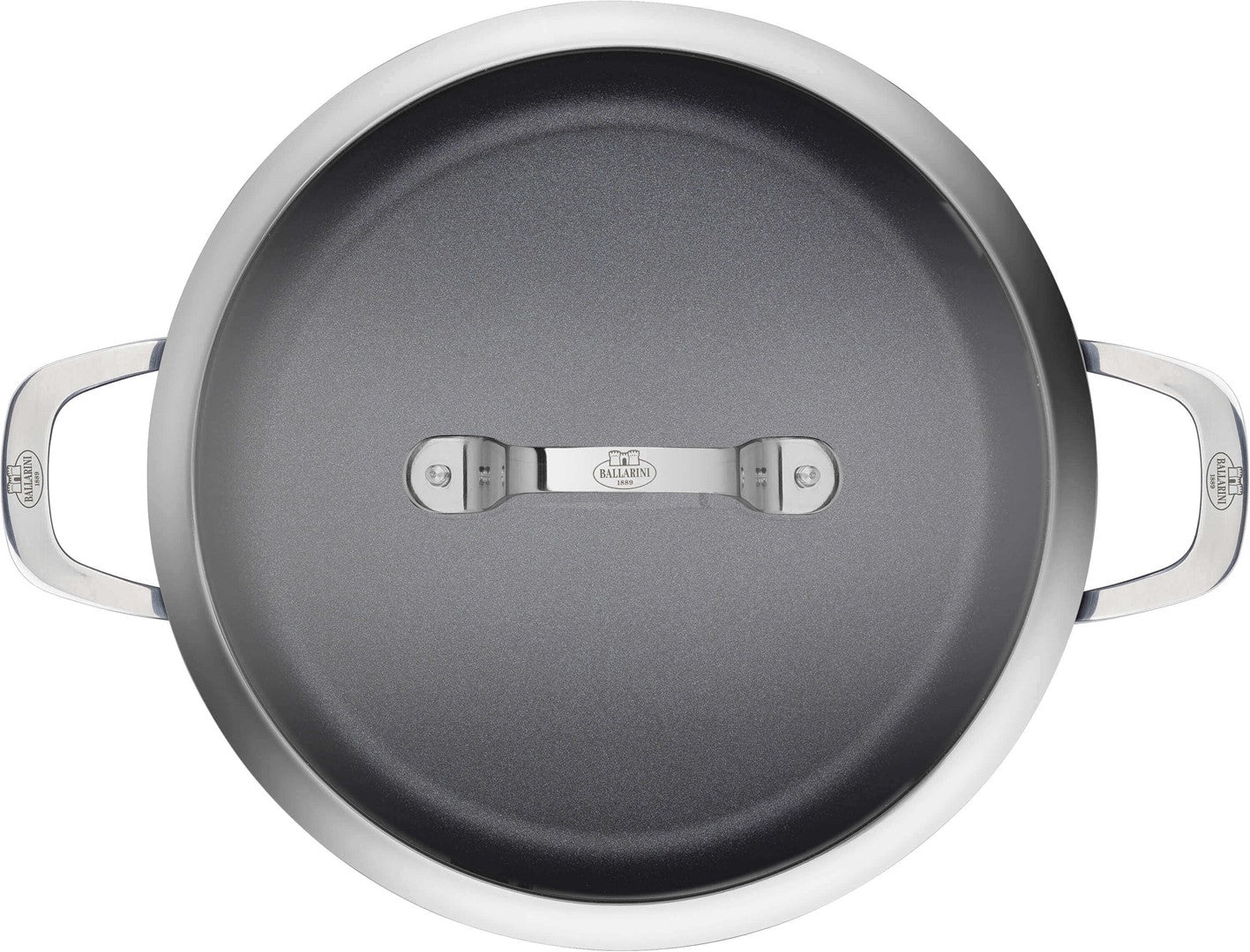 Indukcijas titāna panna Ballarini ALBA 24cm ar 2 rokturiem
