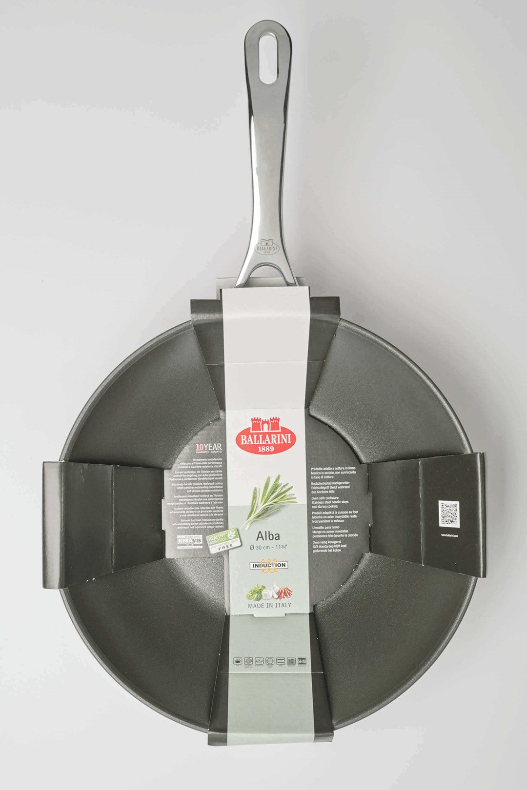 Indukcijas titāna WOK panna Ballarini ALBA 30cm