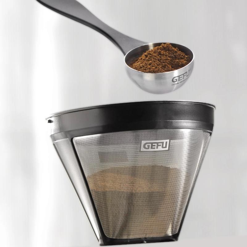 Tērauda kafijas aparātu filtrs GEFU ARABICA, 4. izmērs daudzkārtlietojams