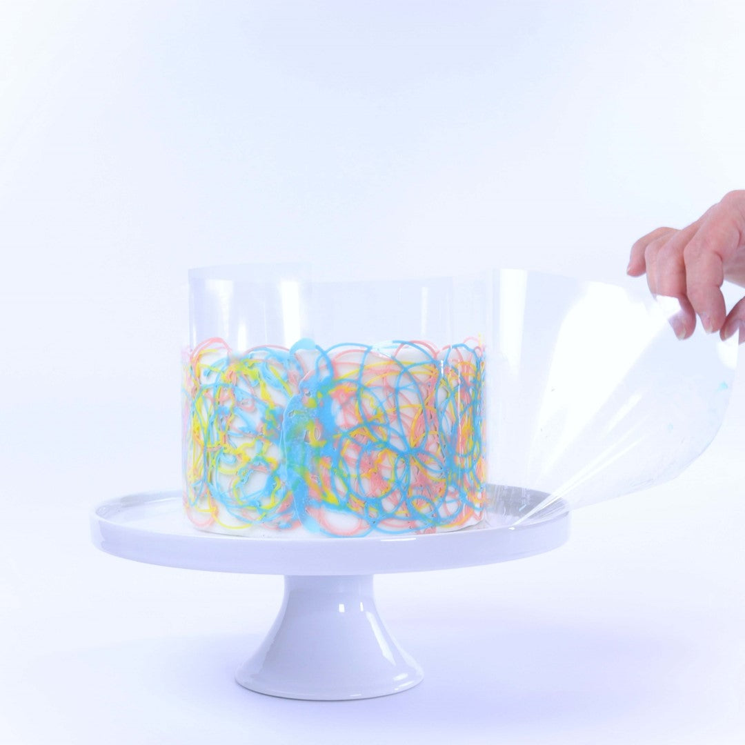 Acetāta folijas lente kūkām PME Cake 10cm x 5m