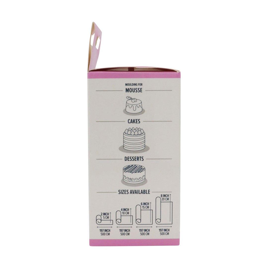 Acetāta folijas lente kūkām PME Cake 10cm x 5m