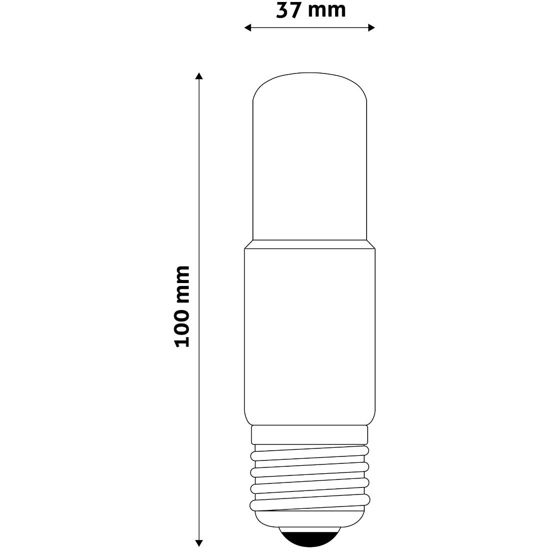 LED spuldze Avide T37 E27 9W 800lm 3000K