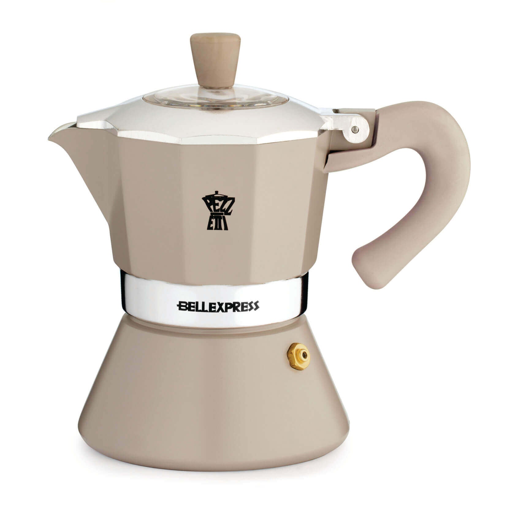 Mokas kafijas kanna Pezzetti Bellexpress 6 tasēm, bēšīga