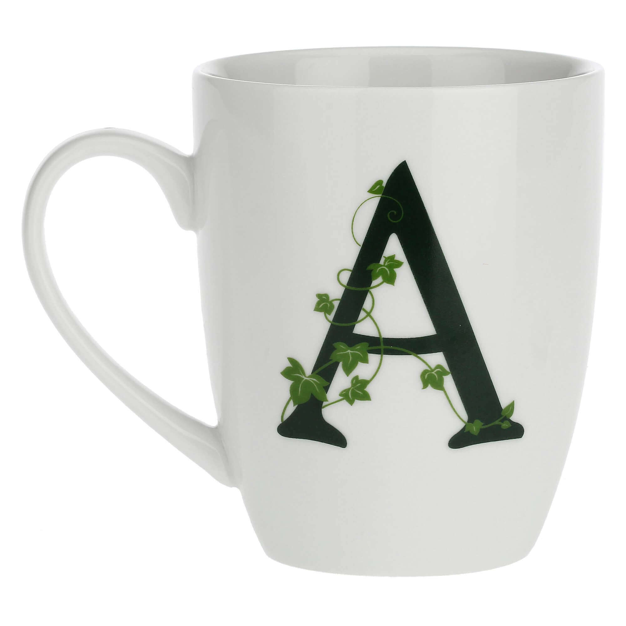 Porcelāna burtu krūze ar burtu A