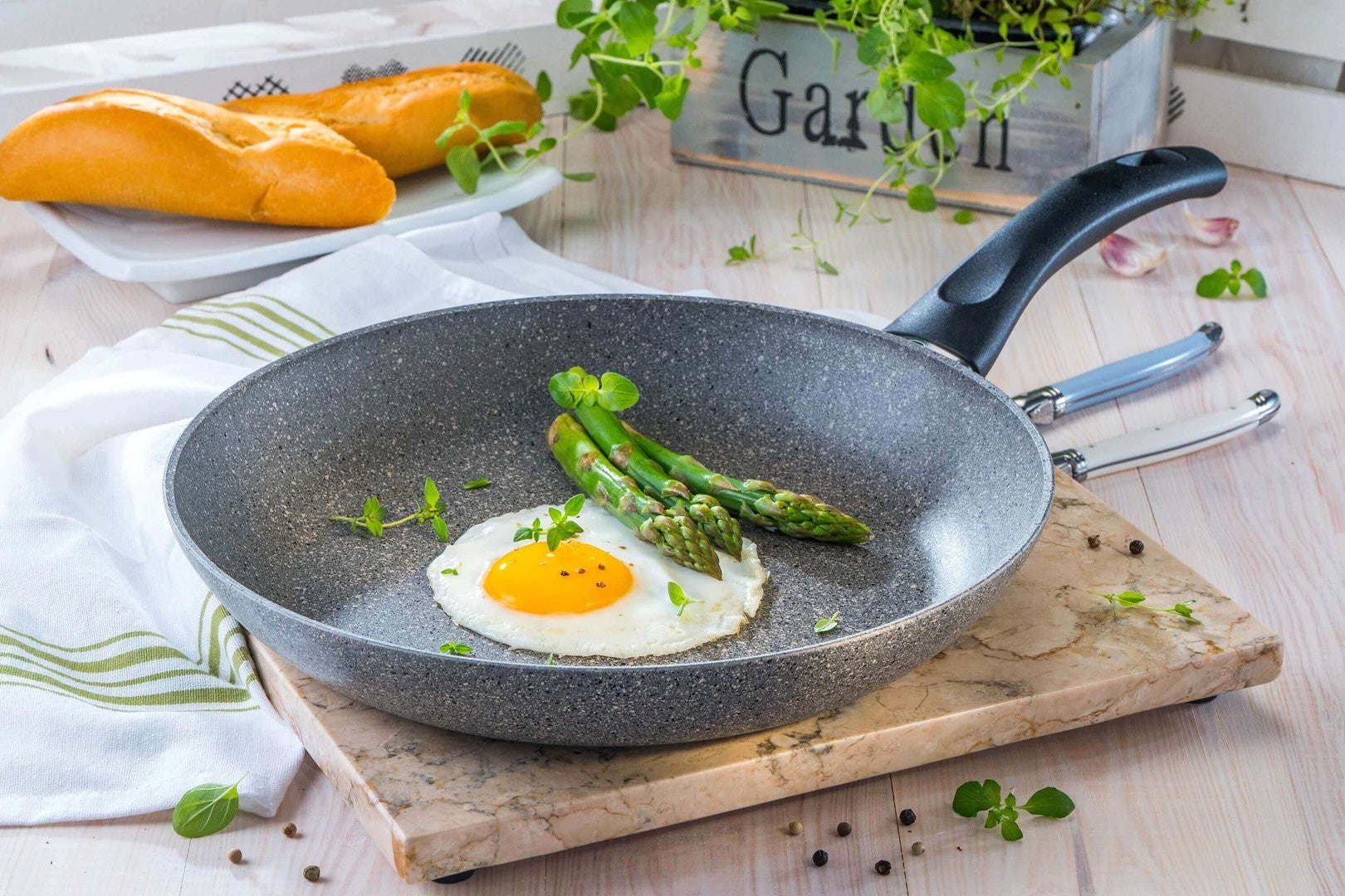 Indukcijas panna Ballarini Ferrara Granitium 24cm