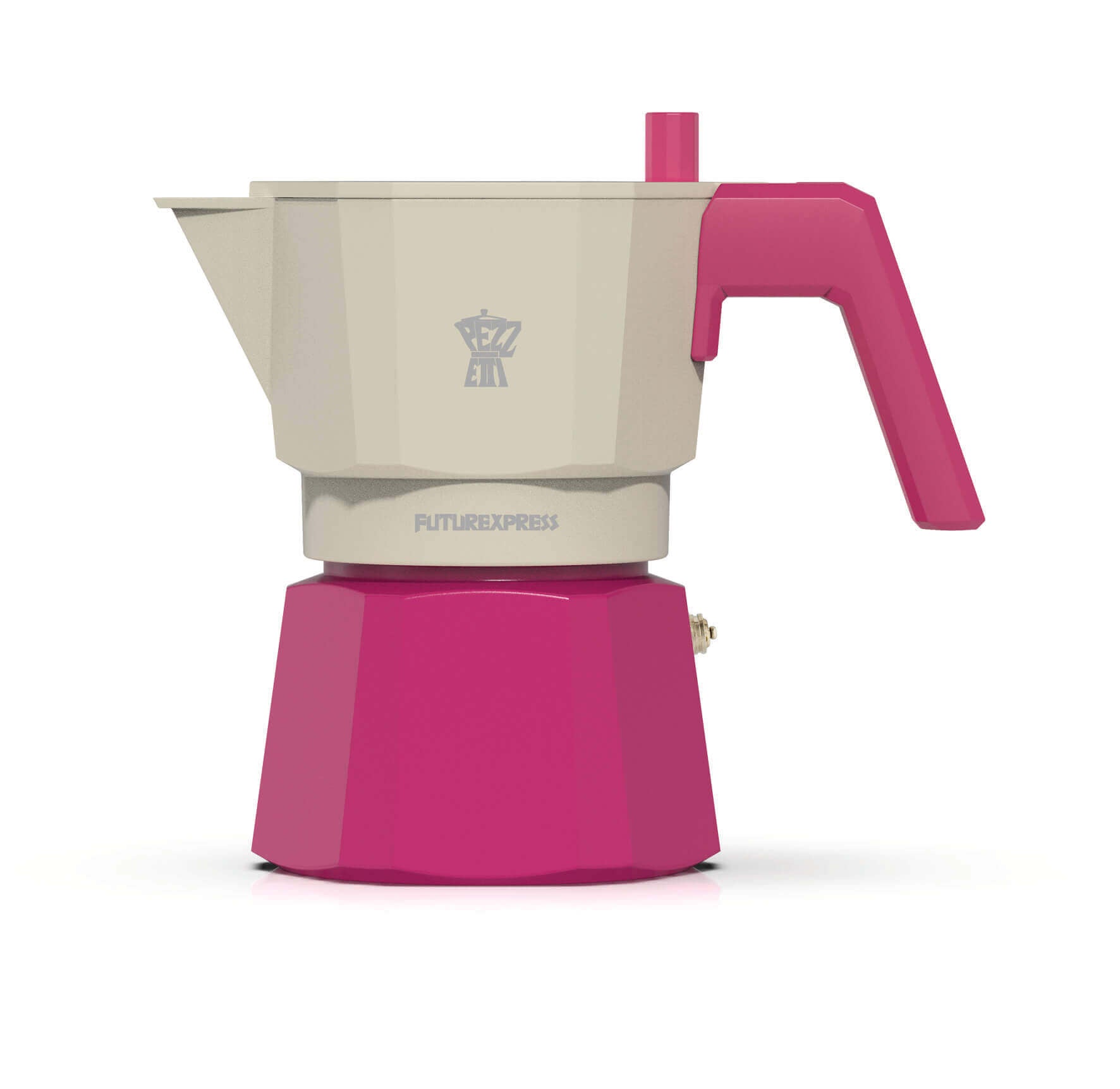 Mokas kafijas kanna Pezzetti Futurexpress 6 tasēm rozā
